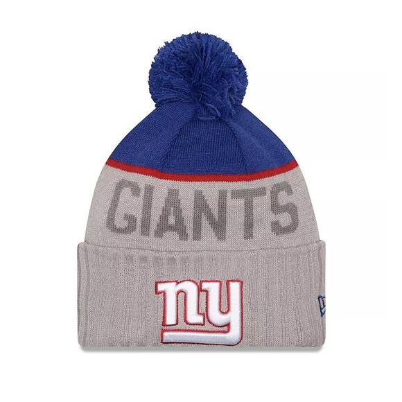 Rare Authentic New York Giants New Era NFL OnField Sideline Beanie Knit Hat - Picture 1 of 4